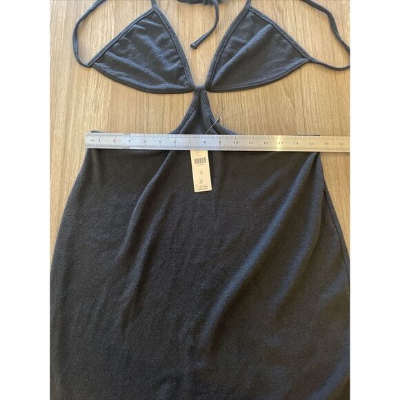 By Anthropologie Black Cutout Mini‎ Dress Size Medium MSRP $78 NWT - Picture 8 of 11